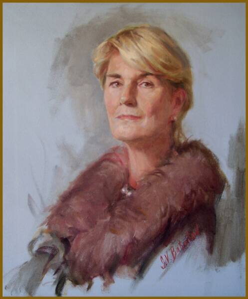 Portrait of Ruth Gjessing by Igor Babailov
