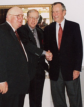 Richard Whitney (center)